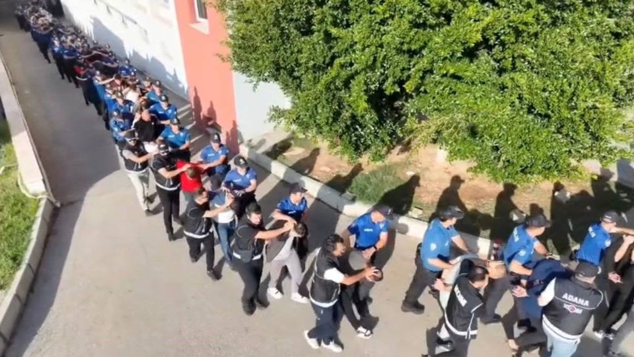 Adana merkezli operasyonda çıkar amaçlı suç örgütüne yönelik geniş çaplı tutuklamalar
