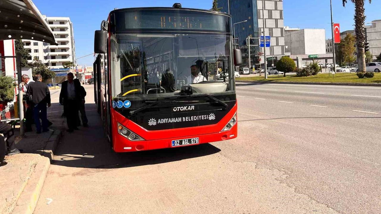 Adıyaman'da Cumhuriyet kutlamalarına ücretsiz belediye otobüsleri