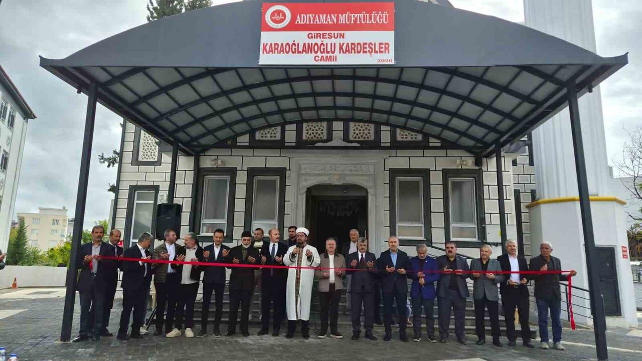 Adıyaman'da Sait Ağa camisi kardeşlerin katkısıyla yeniden ibadete açıldı