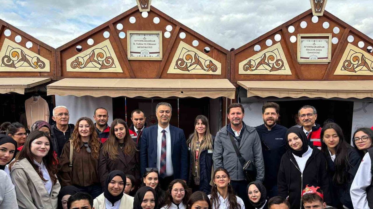 Afyon'un tarımsal lezzetleri üreticinin emeğiyle tanıtıldı