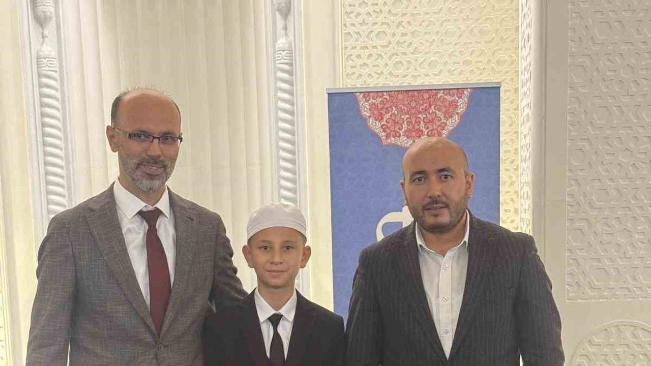 Afyonkarahisarlı hafızdan bölge ikinciliği: Ahmet Çakır'ın başarısı