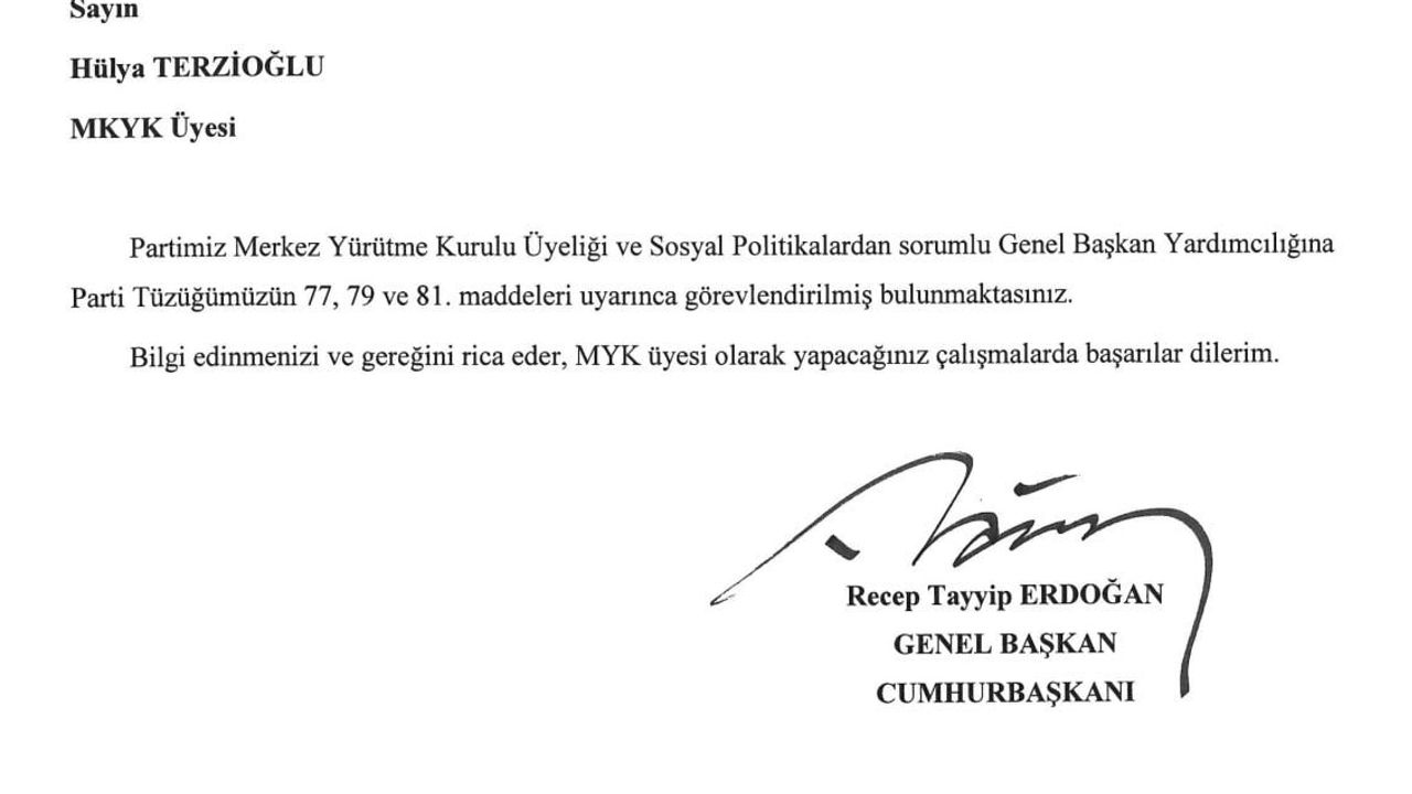 Ak Parti’de sosyal politika kadrosuna akademiden yeni isim: Hülya Terzioğlu