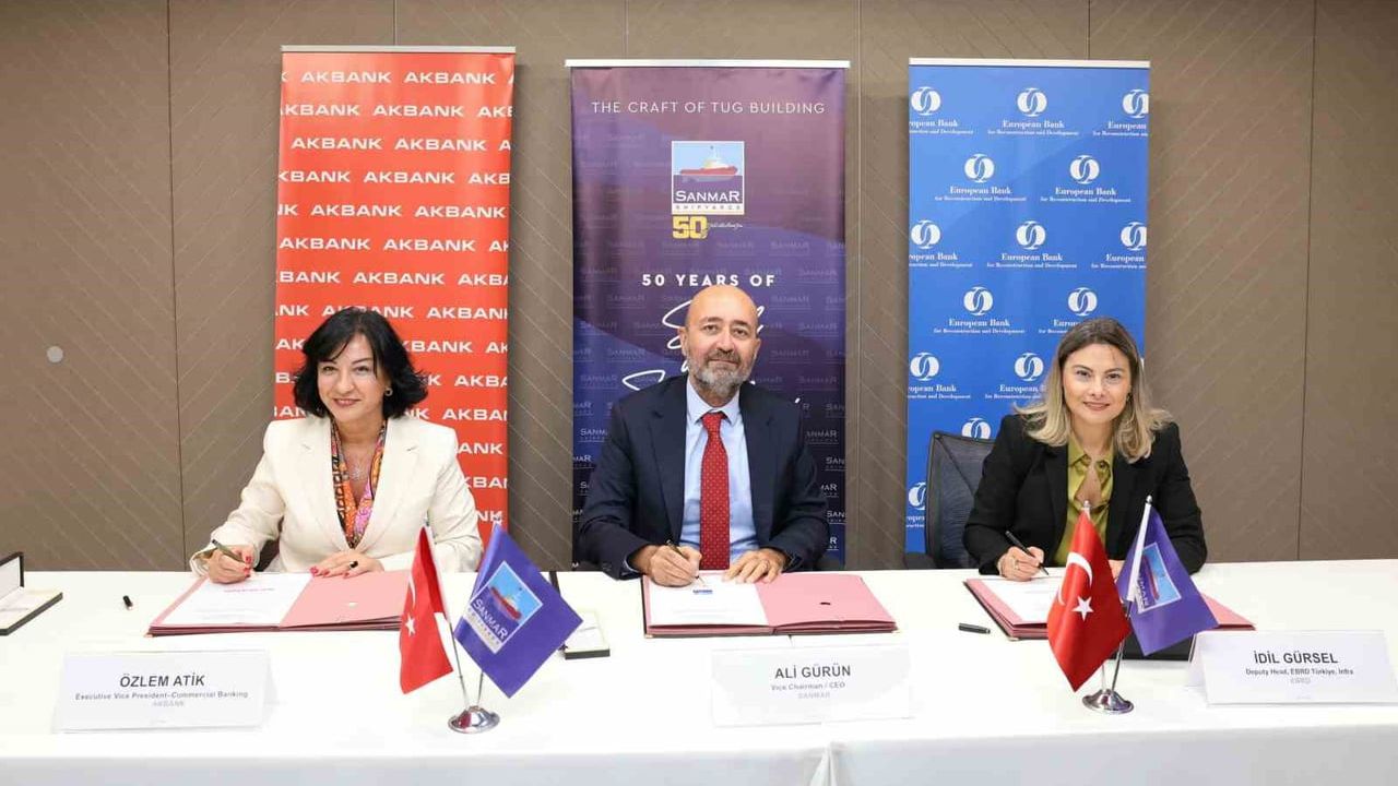 Akbank ve EBRD'den Sanmar Denizcilik'e stratejik 45 milyon euro desteği