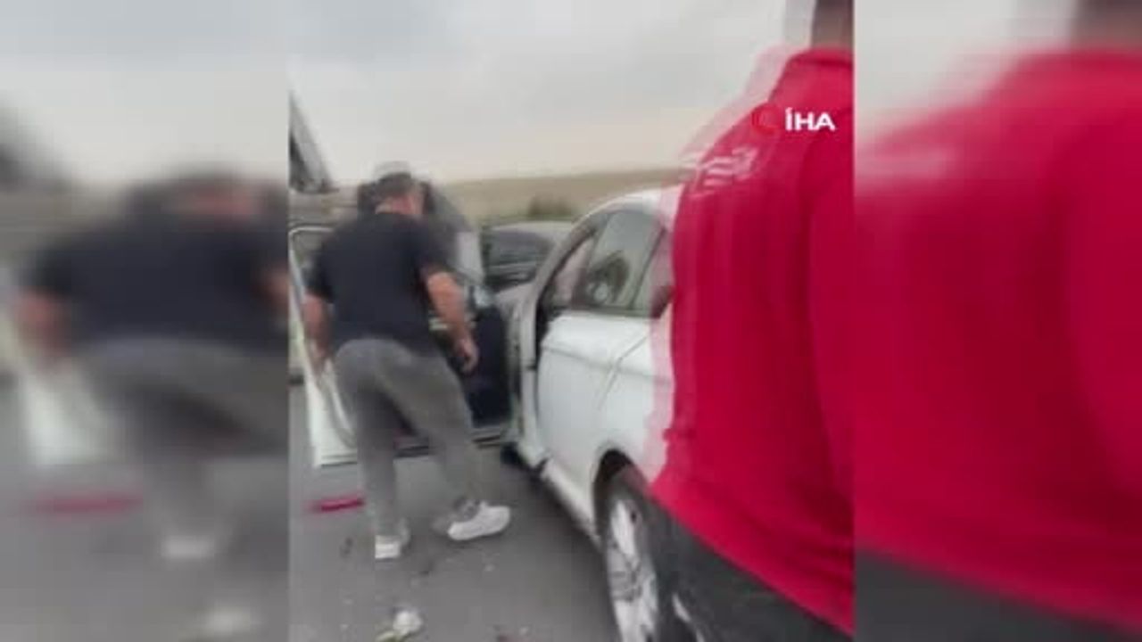 Akyurt'ta köprüde zincirleme çarpışma: 5 yaralı, 3'ü ağır