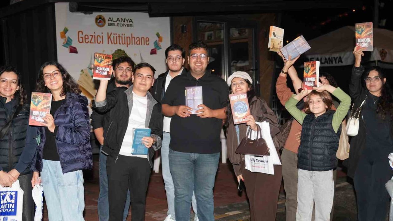 alanya 10 gün boyunca kitaba ev sahipliği yaptı