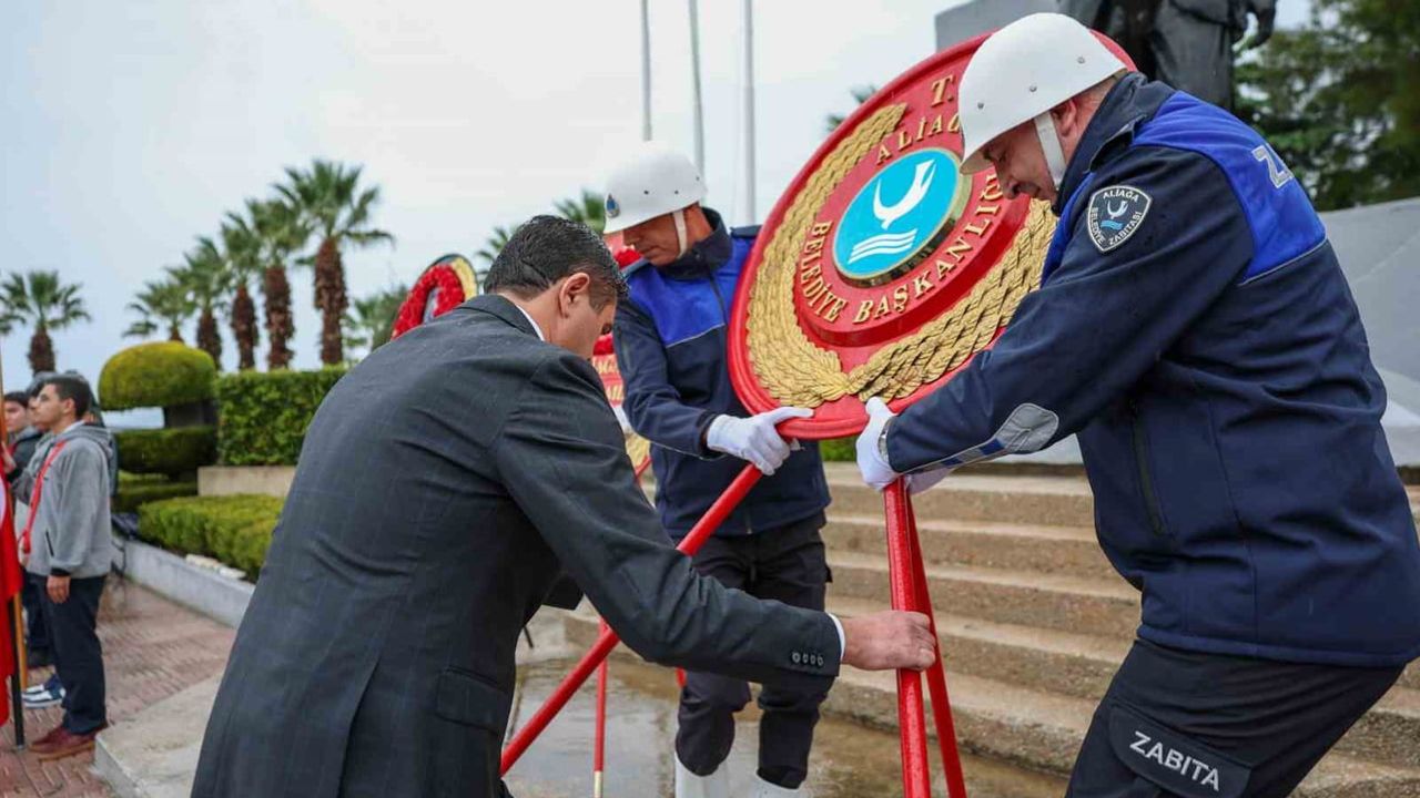 Aliağa'da cumhuriyet coşkusu kortej ve enka programıyla sürecek