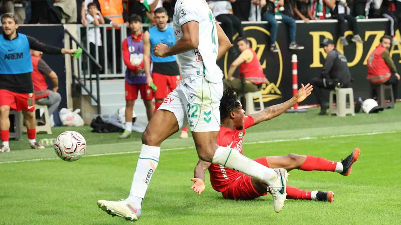 Amed, Diagne'nin golüyle Konyaspor'u 1-0 mağlup etti