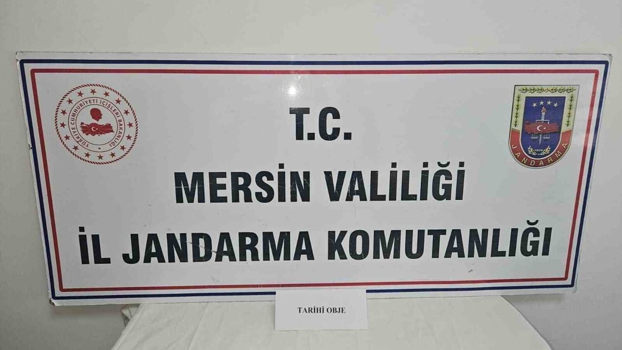 Anamur'da tarihi eser kaçakçılığı operasyonunda 1 şüpheli yakalandı