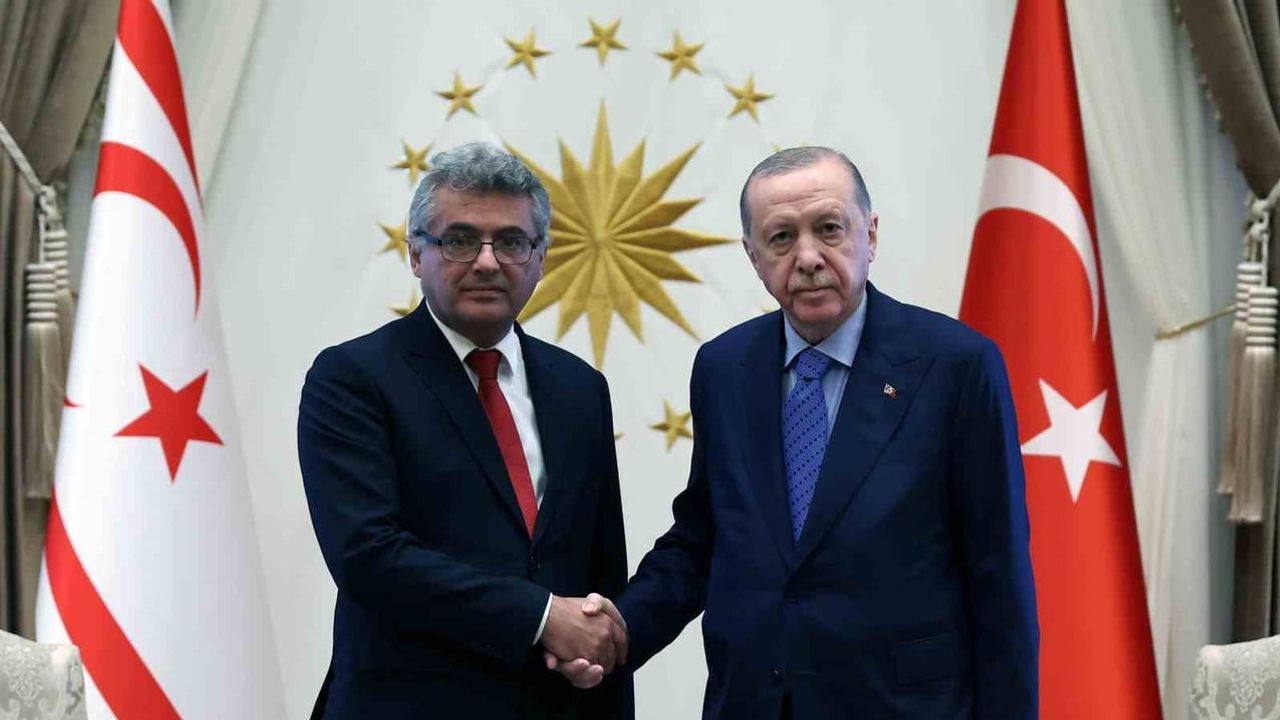 Ankara'da kritik temas: Erdoğan ile Erhürman cumhurbaşkanlığı külliyesi'nde bir araya geldi