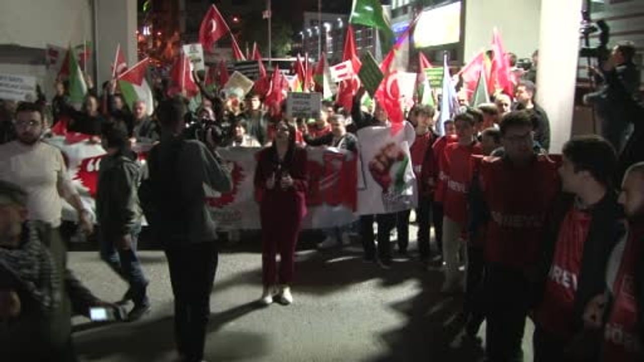 Ankara'da üçüncü yılda Gazze için birlik yürüyüşü
