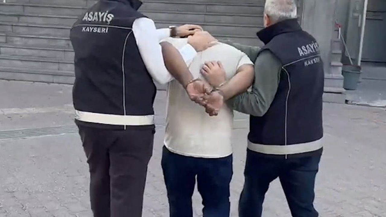 Aranan şahıs Kayseri'de 10 yıl 11 ay 20 gün hapis cezasıyla yakalandı