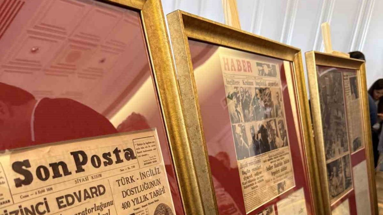 Arşiv belgeleriyle Türk-İngiliz dostluğunun izleri Londra'da