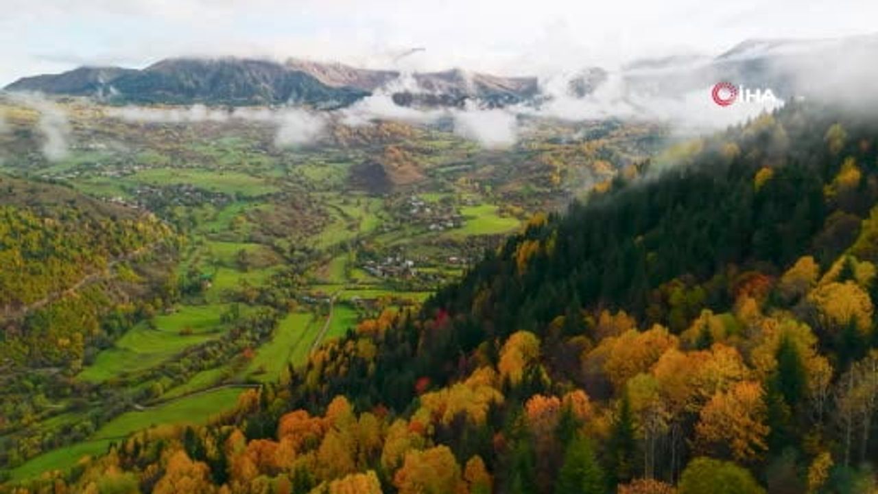 Artvin'de sonbahar renkleri büyülüyor