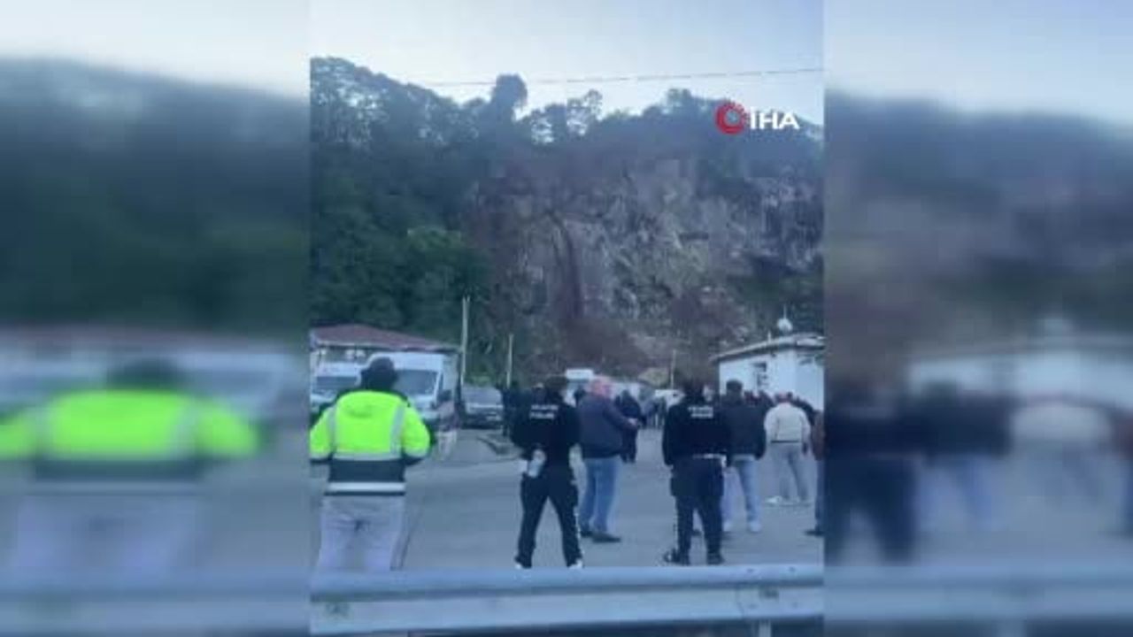Artvin Hopa'da tır parkında artçı heyelanlar: bir kişi yaşamını yitirdi