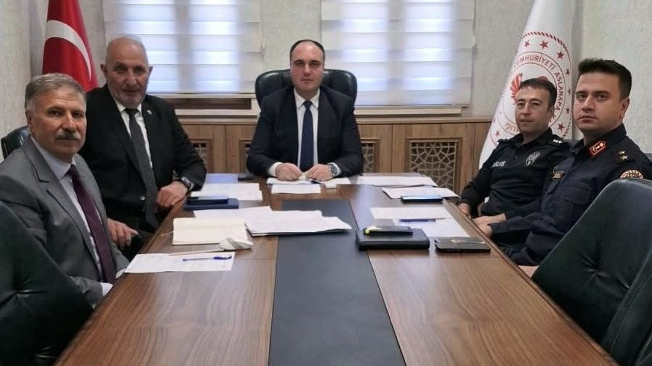 Aslanapa'da okullar için ilçe çapında güvenlik adımları planlandı