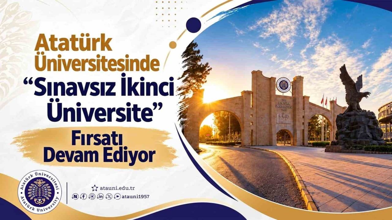 ATA-AÖF'le sınavsız ikinci üniversite fırsatı: başvurular 25 ekim 2026'ya kadar