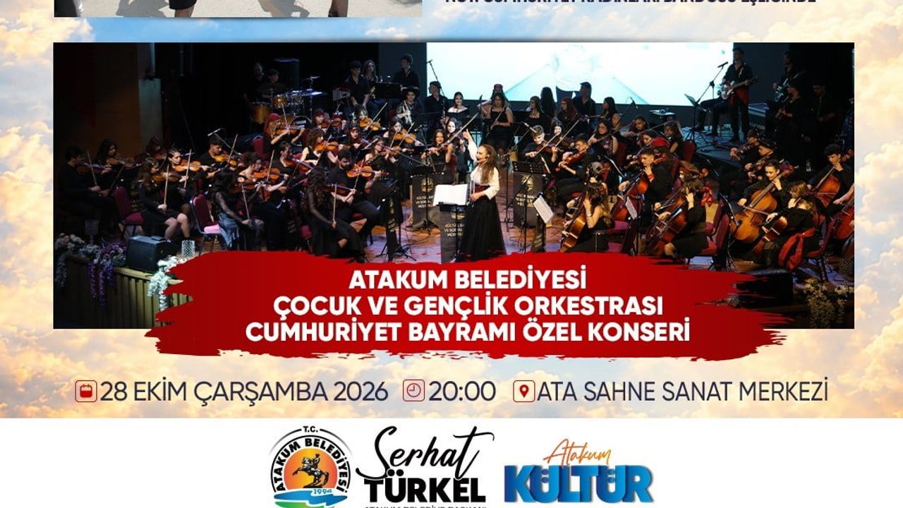 Atakum'da sanat ve müzikle Cumhuriyet coşkusu
