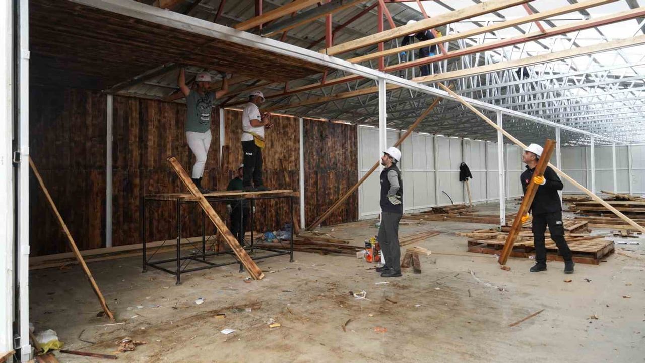 atık malzemelerle kurulan afet eğitim ve macera parkı muş'ta yükseliyor