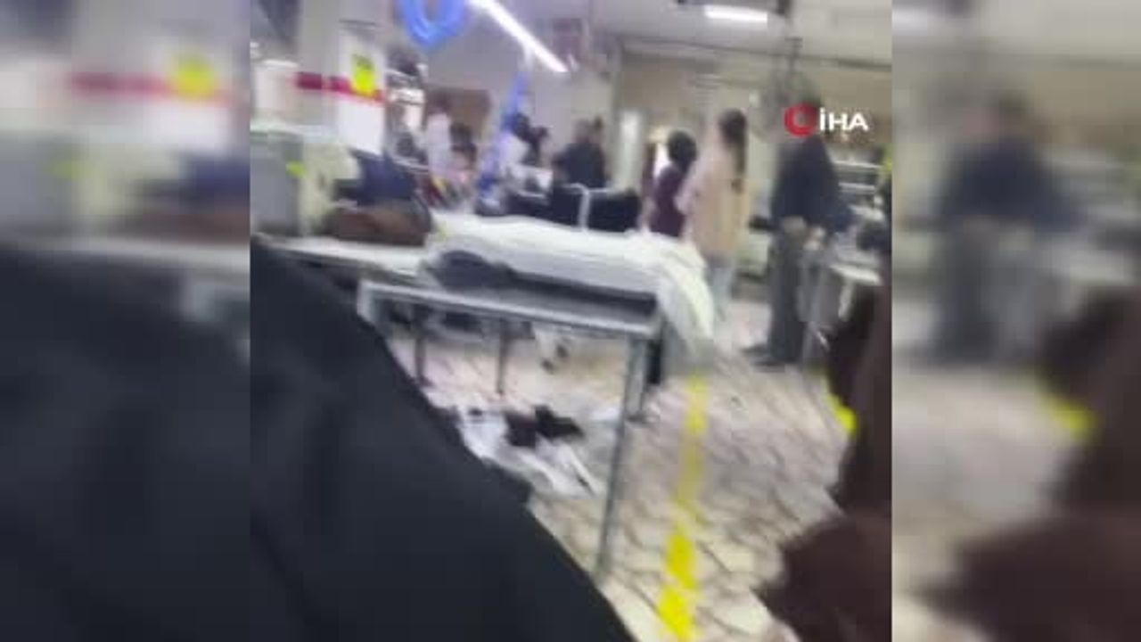 Atölyede başlayan tartışma tekme ve yumrukla büyüdü