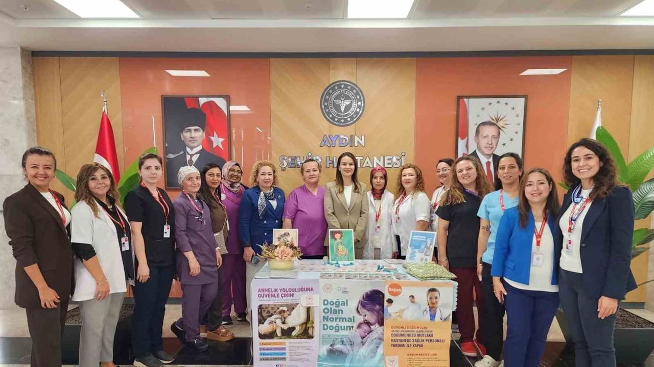 Aydın Şehir Hastanesi'nde anne adaylarına kapsamlı doğum ve emzirme rehberi