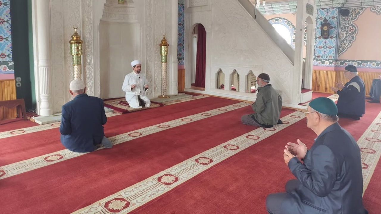 Aydıntepe'de Bilali Habeş Camii'nde hatim ve birlik vurgusu