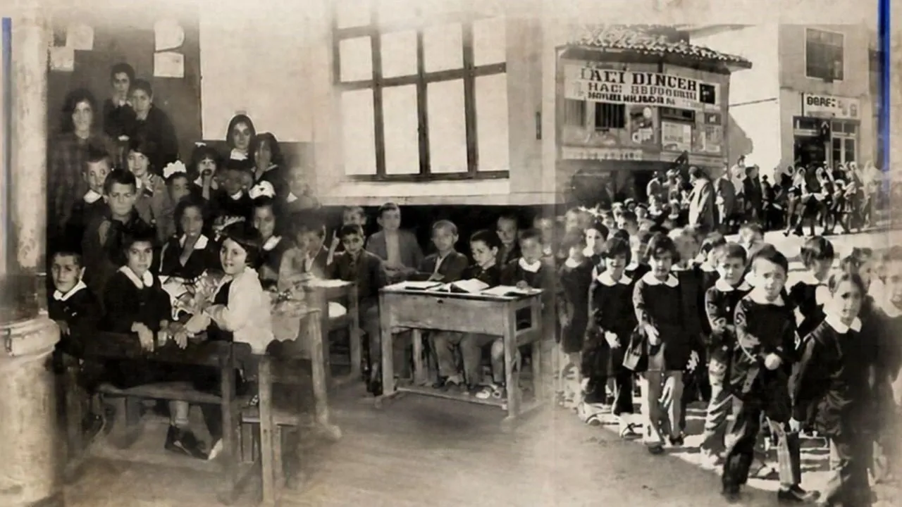 Babadağ’da eski okul fotoğraflarıyla zaman yolculuğu