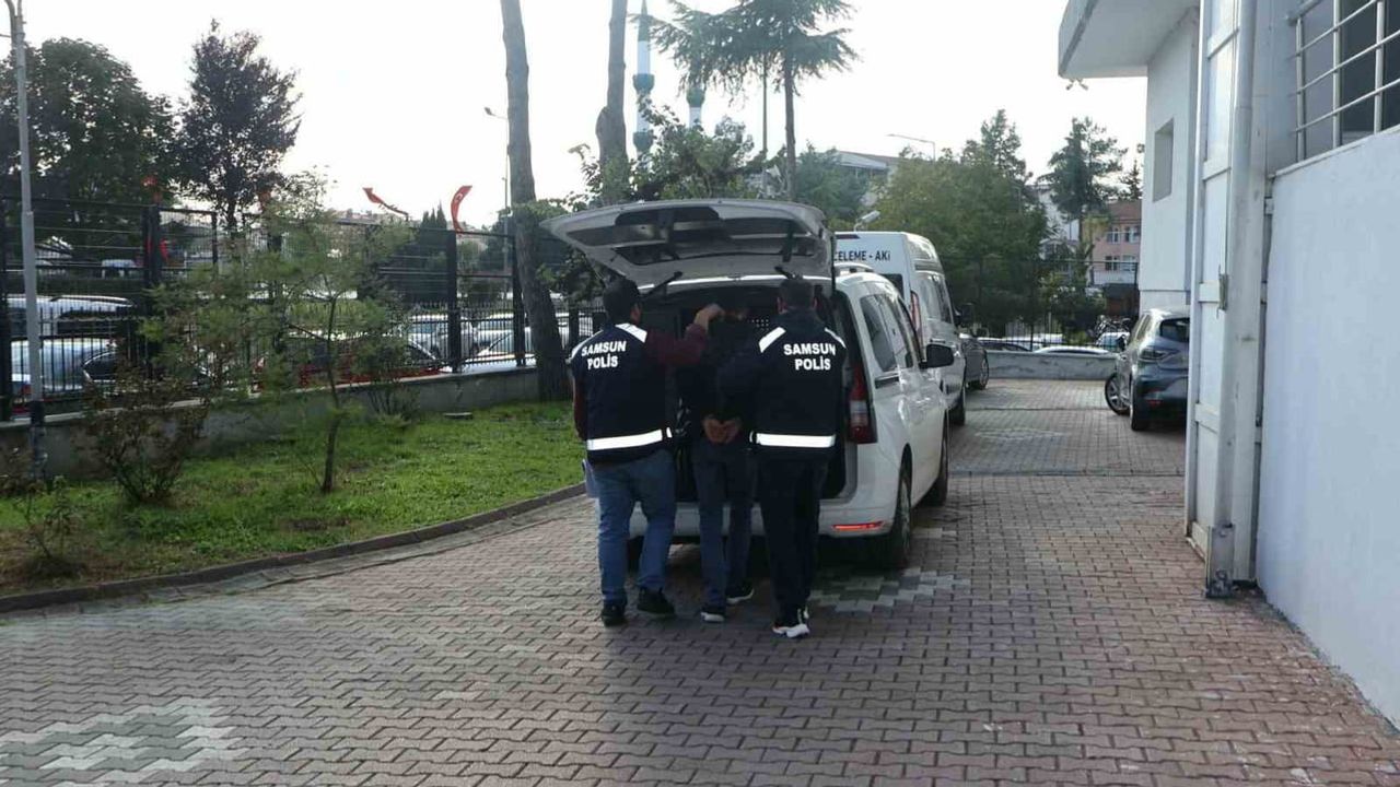 Bafra'da kesinleşmiş uyuşturucu cezasıyla aranan kişi yakalandı
