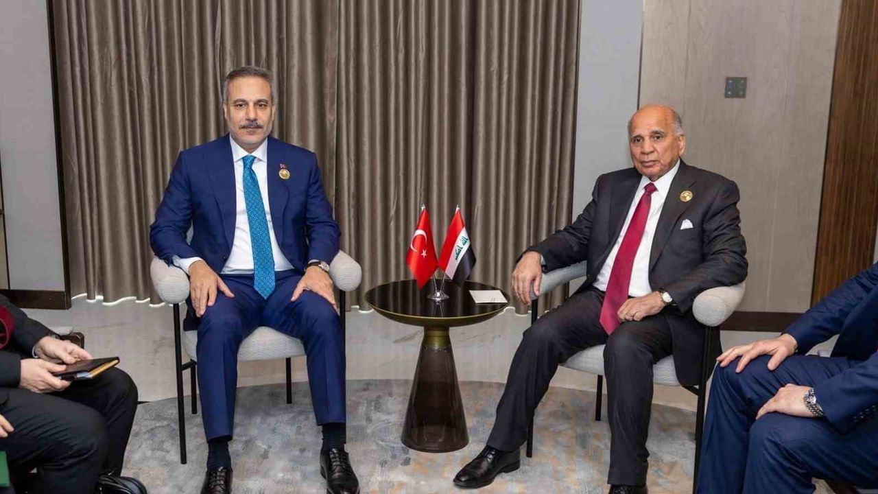 Bağdat'ta diplomasi gündemi: Fidan ve Fuad Hüseyin bir araya geldi