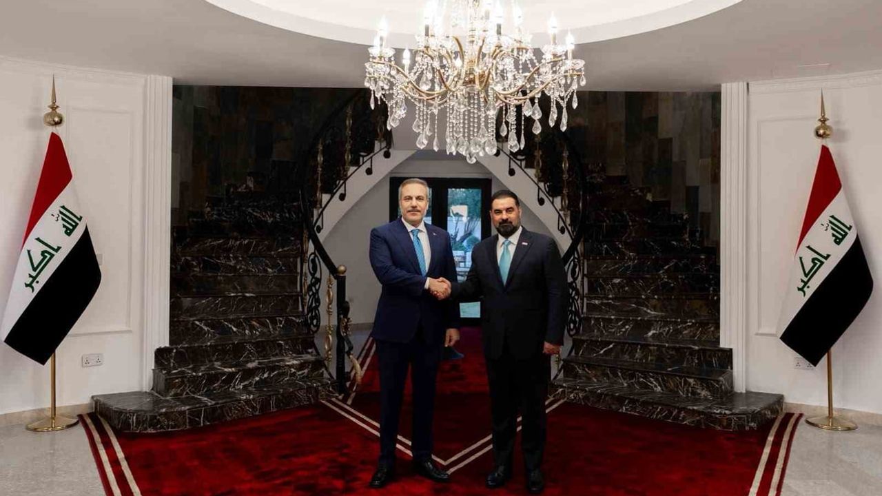 Bağdat temasları: Fidan ve Halbusi ikili ilişkileri ele aldı