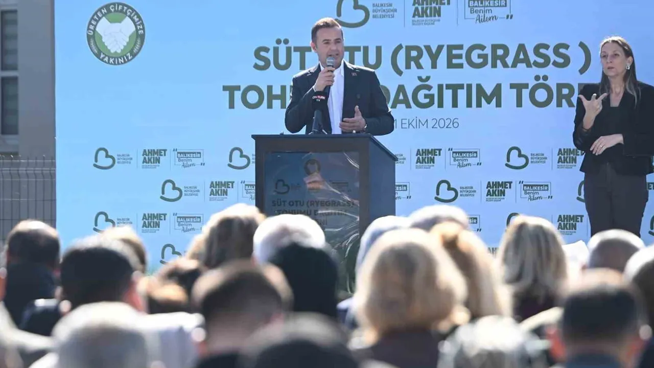 Balıkesir'den üreticiye nefes: yüzde 50 hibeyle 54 ton 525 kilogram süt otu tohumu dağıtıldı