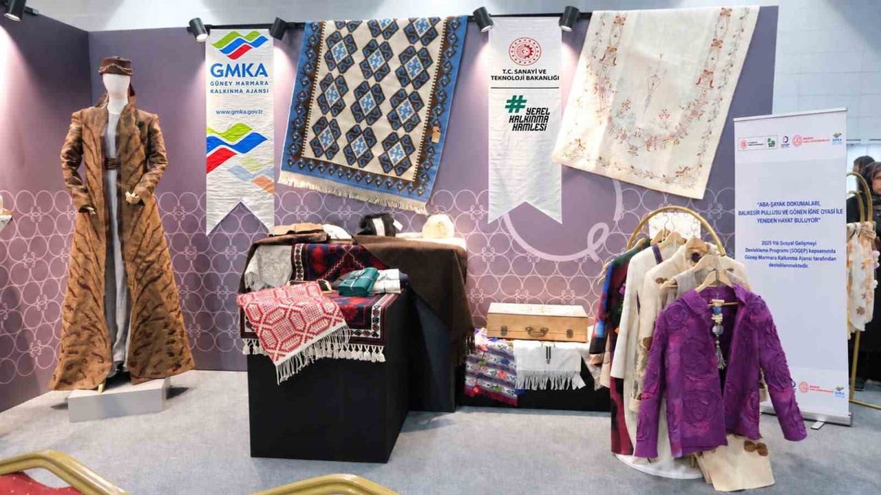 Balıkesir'in asırlık zanaatleri CraftIstanbul'da görünürlük kazandı