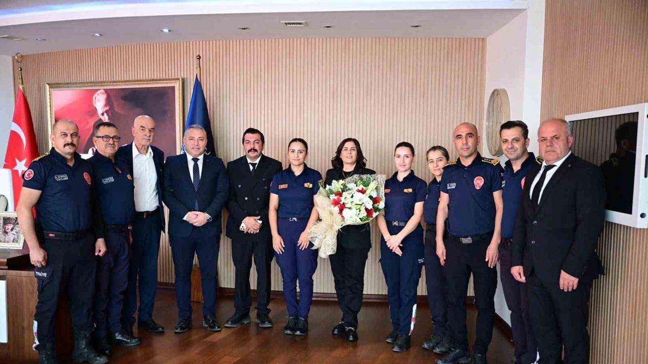 Başkan Çerçioğlu itfaiye haftasında ateş savaşçılarının fedakârlığını vurguladı