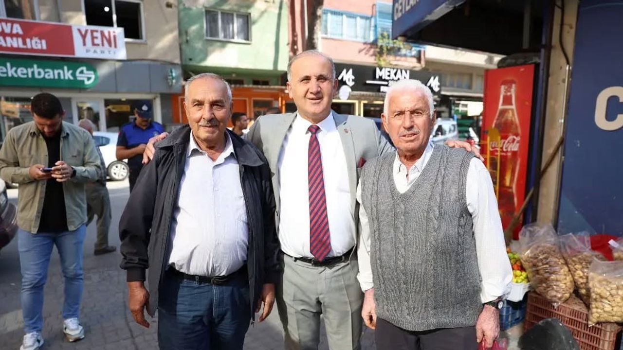 başkan kaya, incirliova köylü pazarında esnaf ve vatandaşlarla buluştu