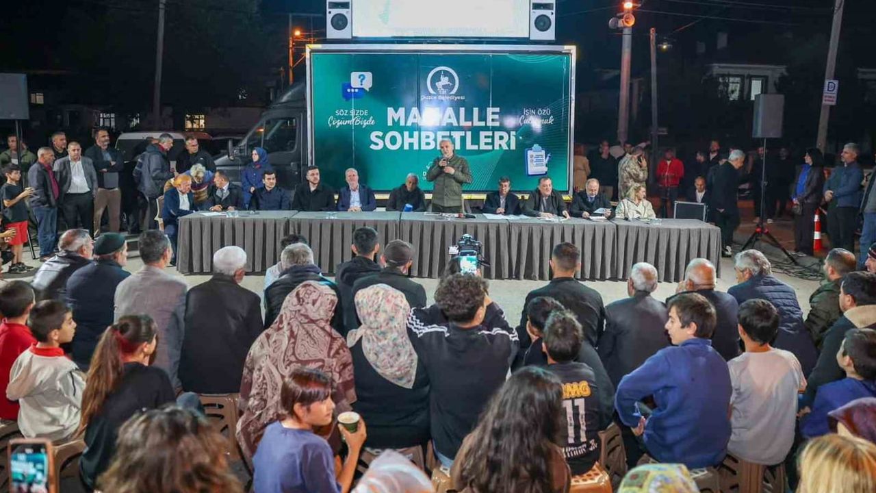 Başkan Özlü ağa mahallesine konuk oldu: altyapı ve asfalt hedefleri