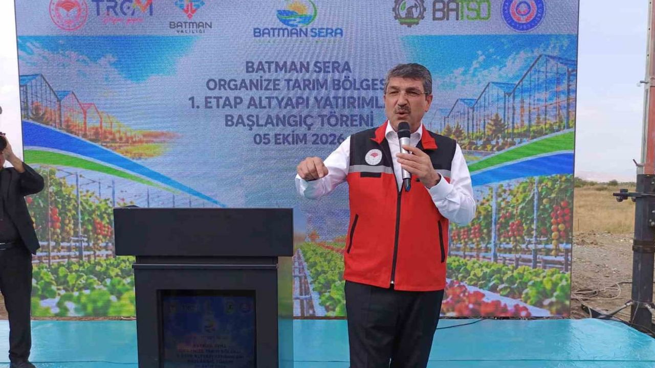 Batman'da seracılıkla üretimi doğrudan ihracata bağlayacak proje