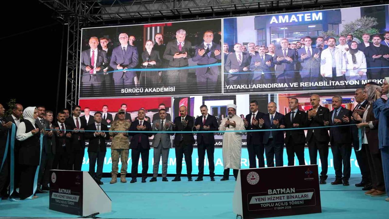 Batman'da yatırımlarla güçlenen şehir hedefi: terörsüz Türkiye vurgusu