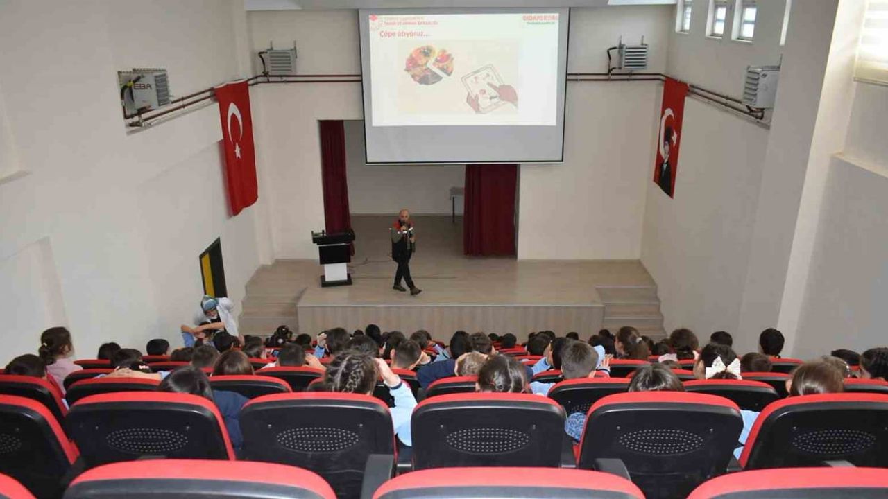 Bayburt'ta çocuklara gıda israfıyla mücadele bilinci aşılandı
