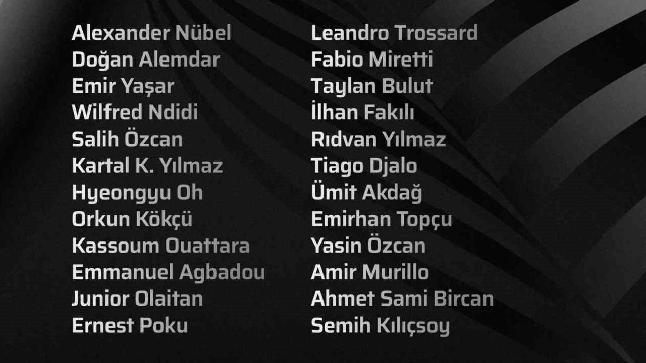 Beşiktaş'ta Vlahovic Hoffenheim kadrosunda yok
