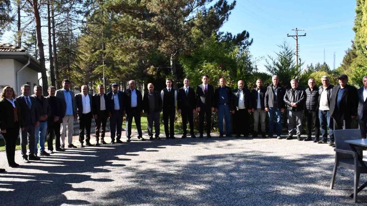 Beylikova'da muhtarlar günü: talepler masaya yatırıldı