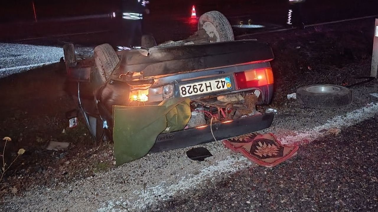 Beyşehir'de yağış üç kazayı tetikledi: 11 yaralı