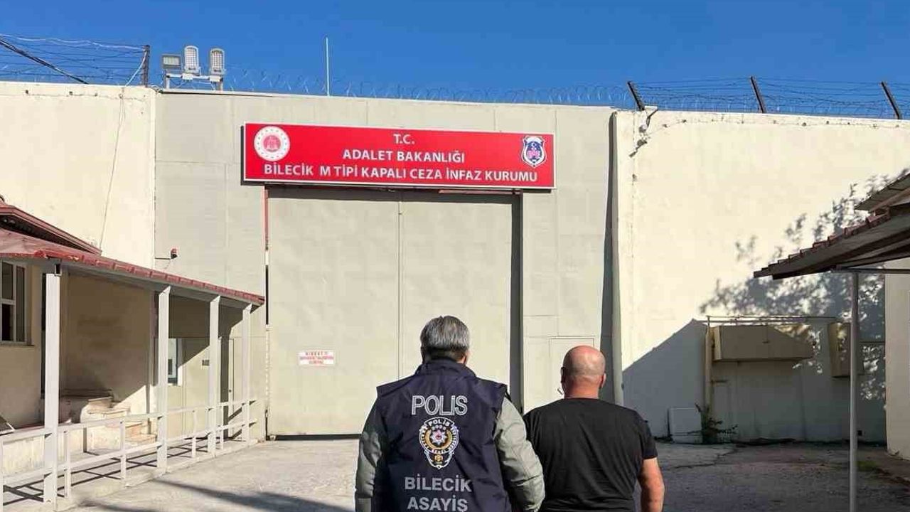 bilecik'te asayiş ekipleri, dolandırıcılıktan kesinleşmiş 16 yıl 4 ay cezası olan şahsı yakaladı