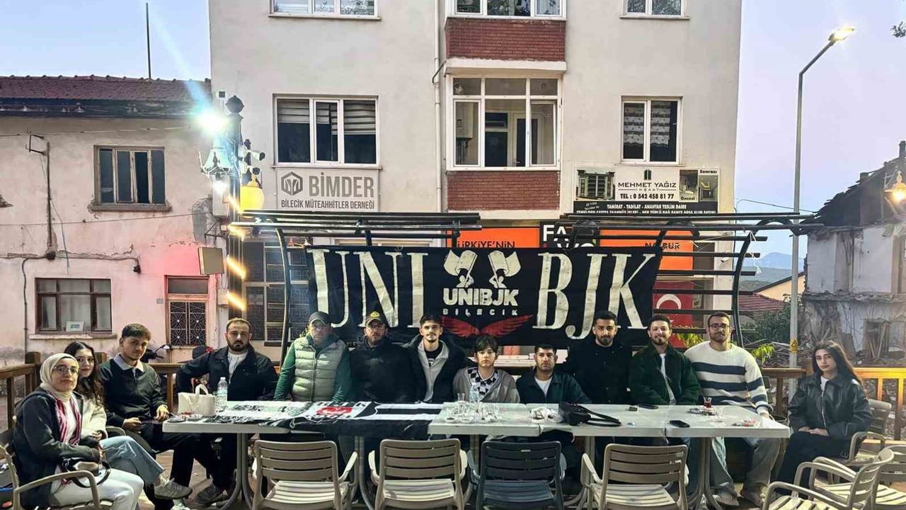Bilecik'te Beşiktaş taraftarları üniversiteyle yeni rota çizdi