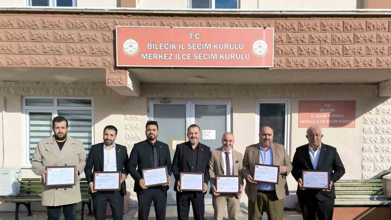 Bilecik TSO’da yeni dönem: Düzgün’ün ekibi mazbatalarını aldı