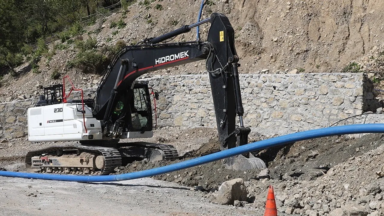 Bitişik Yaylası için 4 bin metrelik içme suyu hattı tamamlandı