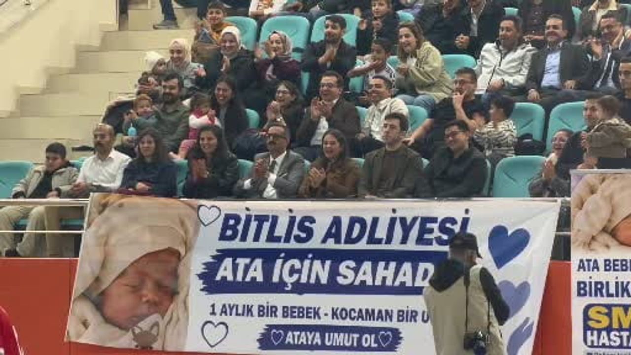bitlis adliyesi, SMA teşhisi konan Ata bebek için dayanışma etkinliği düzenledi