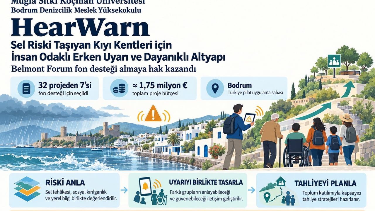 Bodrum pilotli uluslararası proje kıyı kentlerinde sel riskine insan odaklı çözümler üretiyor