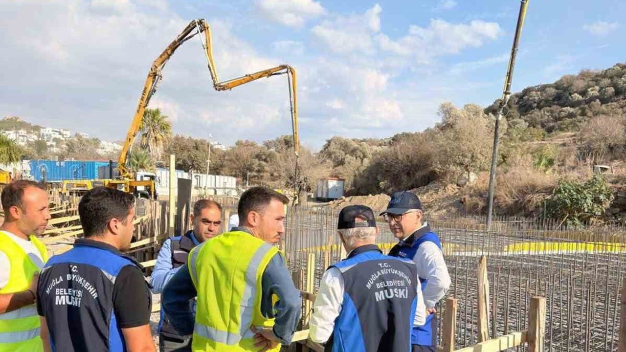 Bodrum'un su planına yeni kaynak: Turgutreis'te Türkiye'nin en büyük kamu reverse ozmos tesisi ilerliyor