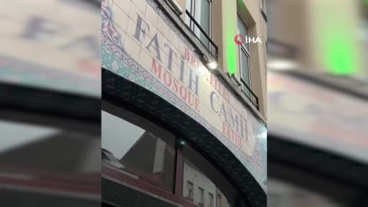 Brüksel'de diasporayla buluşan Çiftçi camii, esnaf ve gençlerle temas kurdu