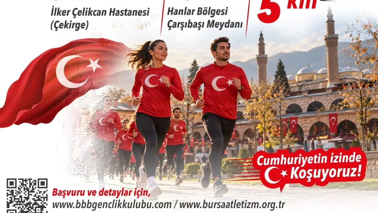 Bursa 29 Ekim coşkusunu 5 kilometreyle kutlayacak