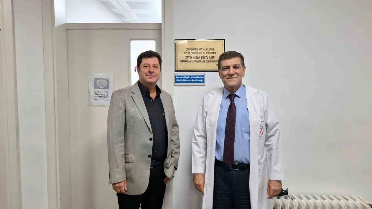 Bursa'da kistik fibrozis polikliniğine hayırsever donanım desteği